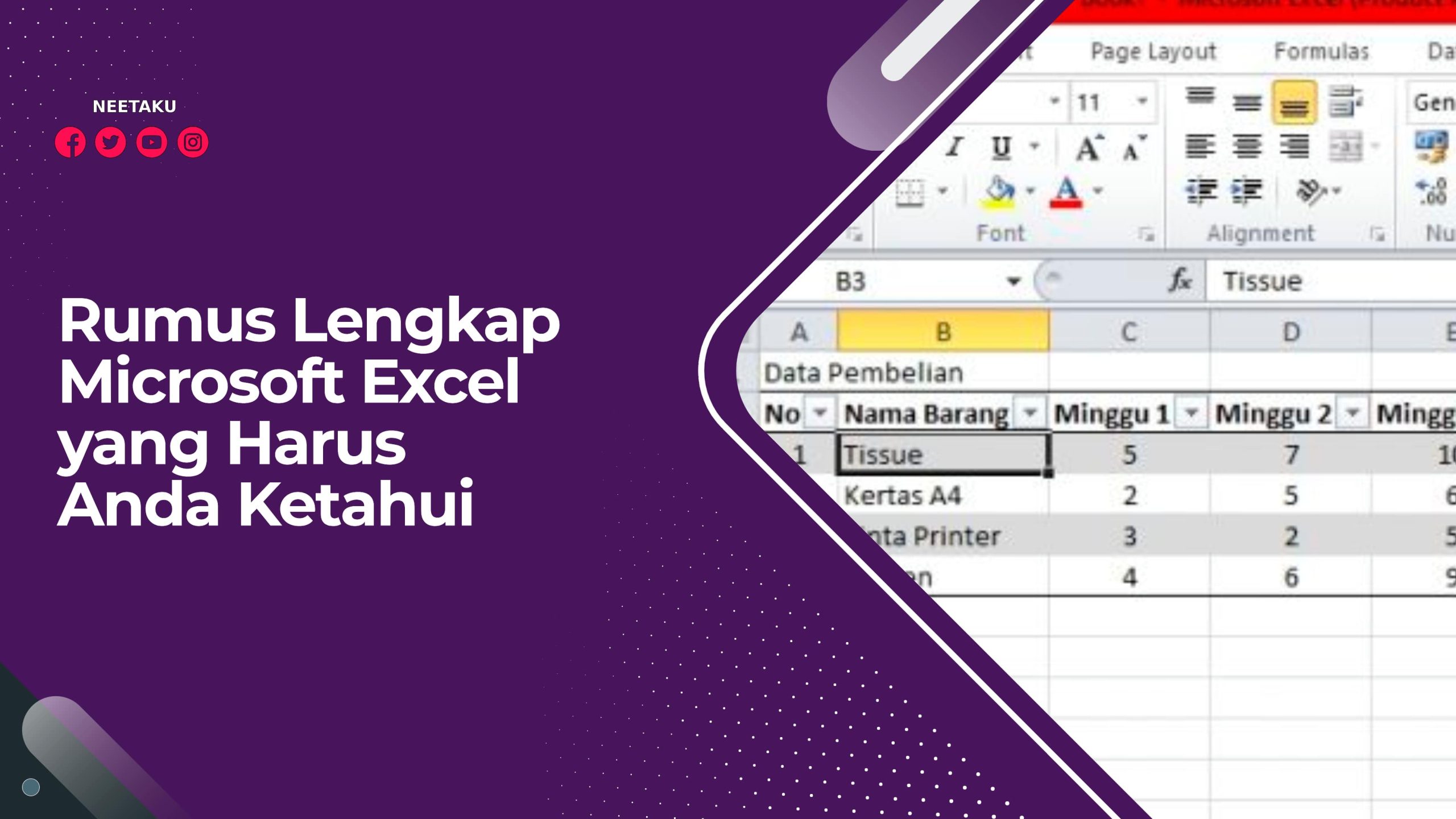 Rumus Lengkap Microsoft Excel