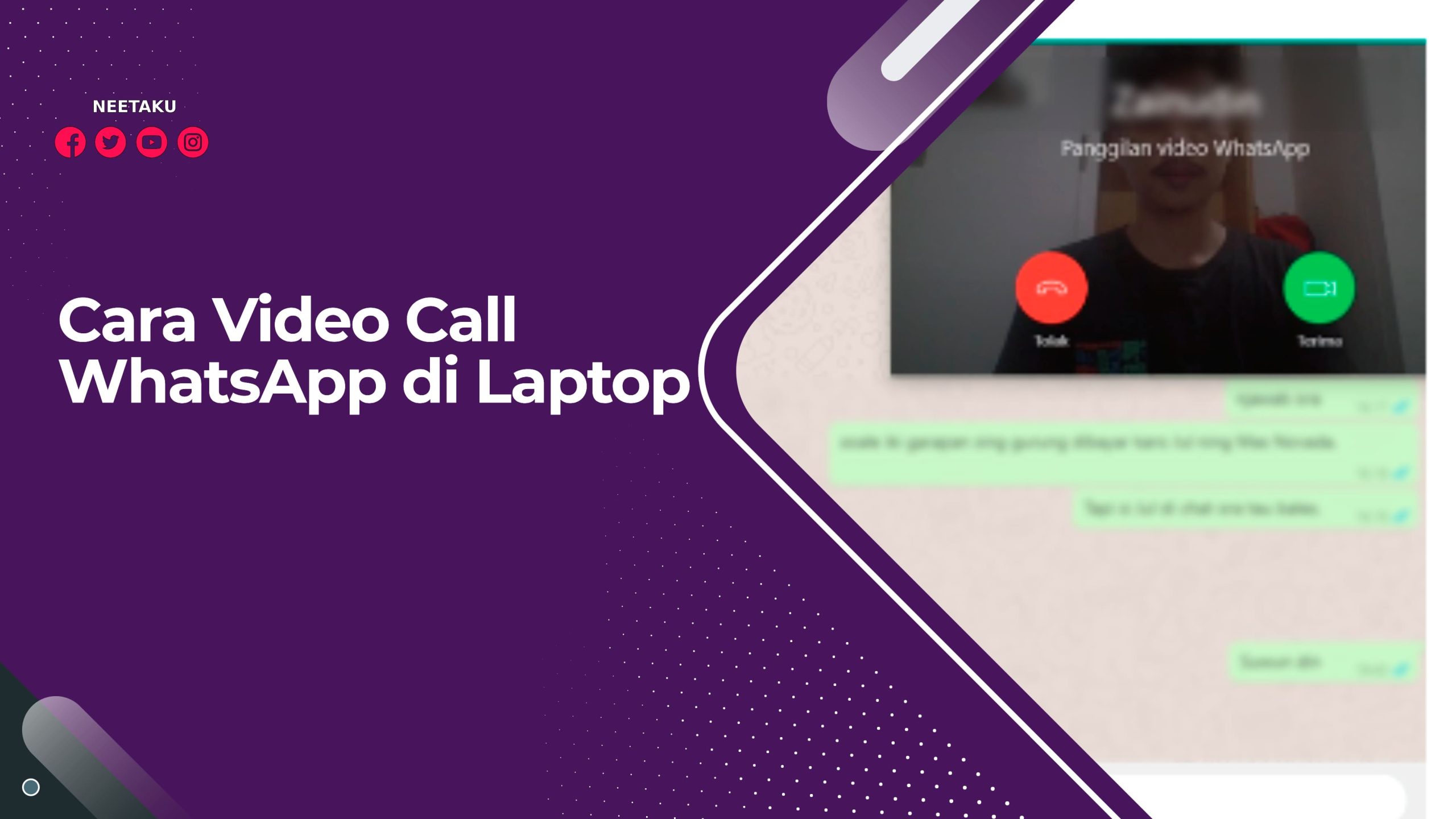 Cara Video Call WhatsApp di Laptop