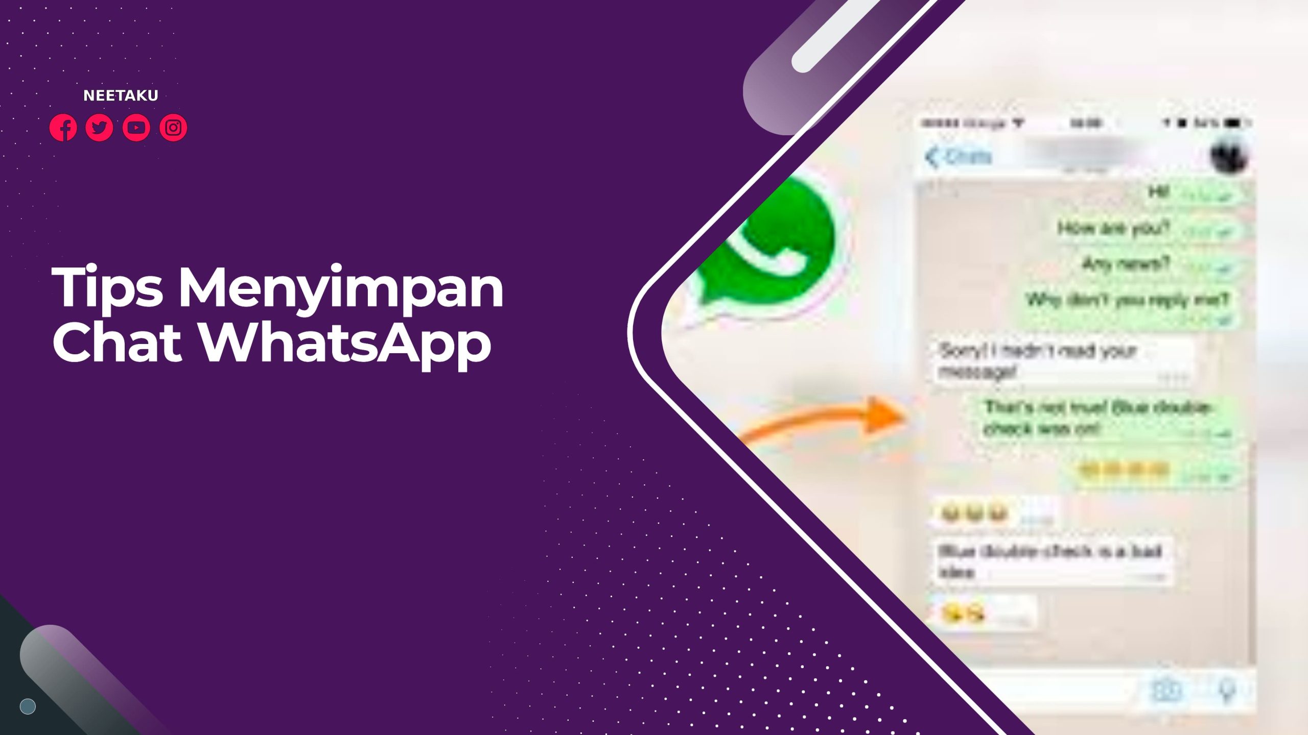Tips Menyimpan Chat WhatsApp