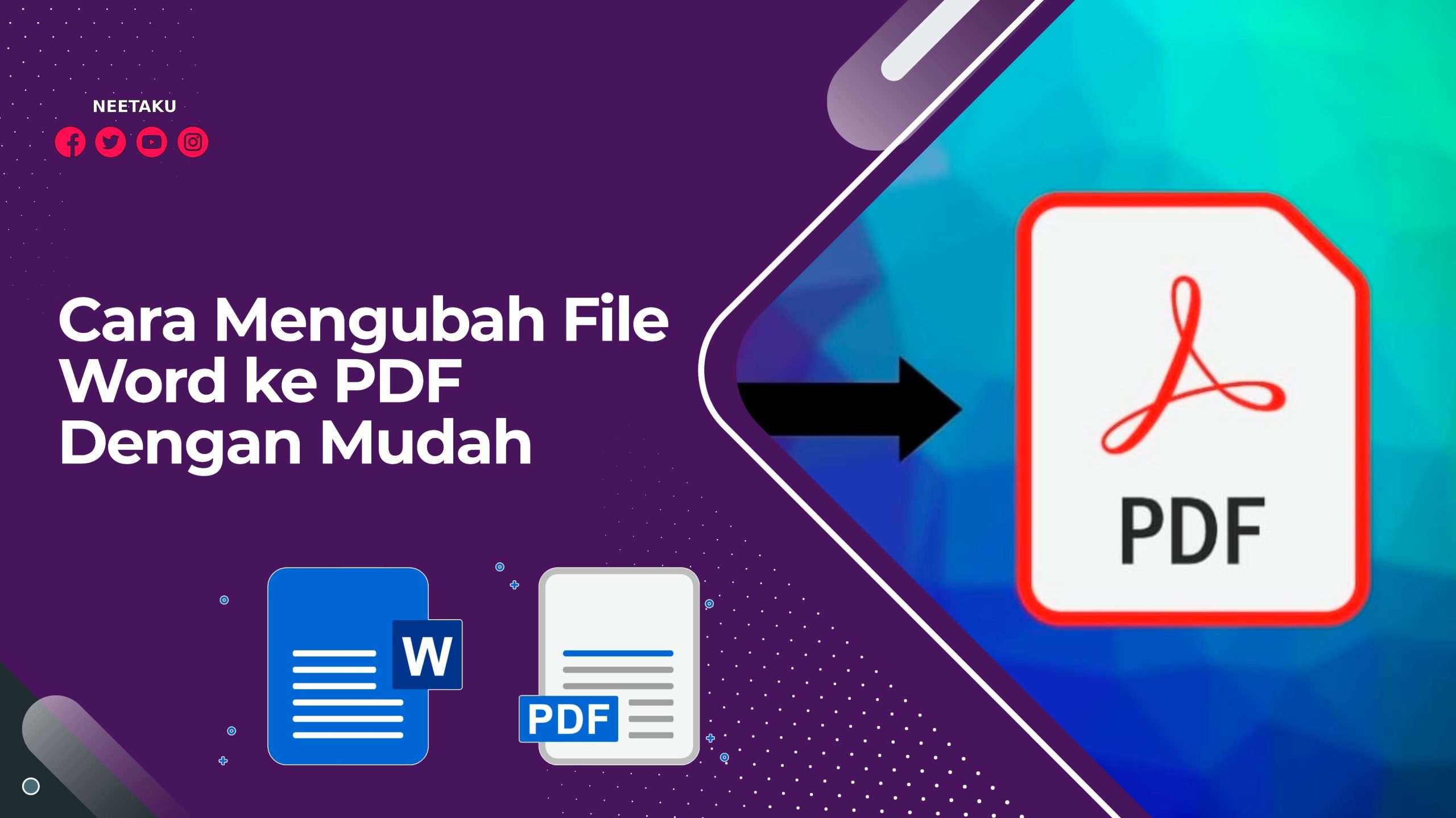 Cara Mengubah File Word ke PDF Dengan Mudah