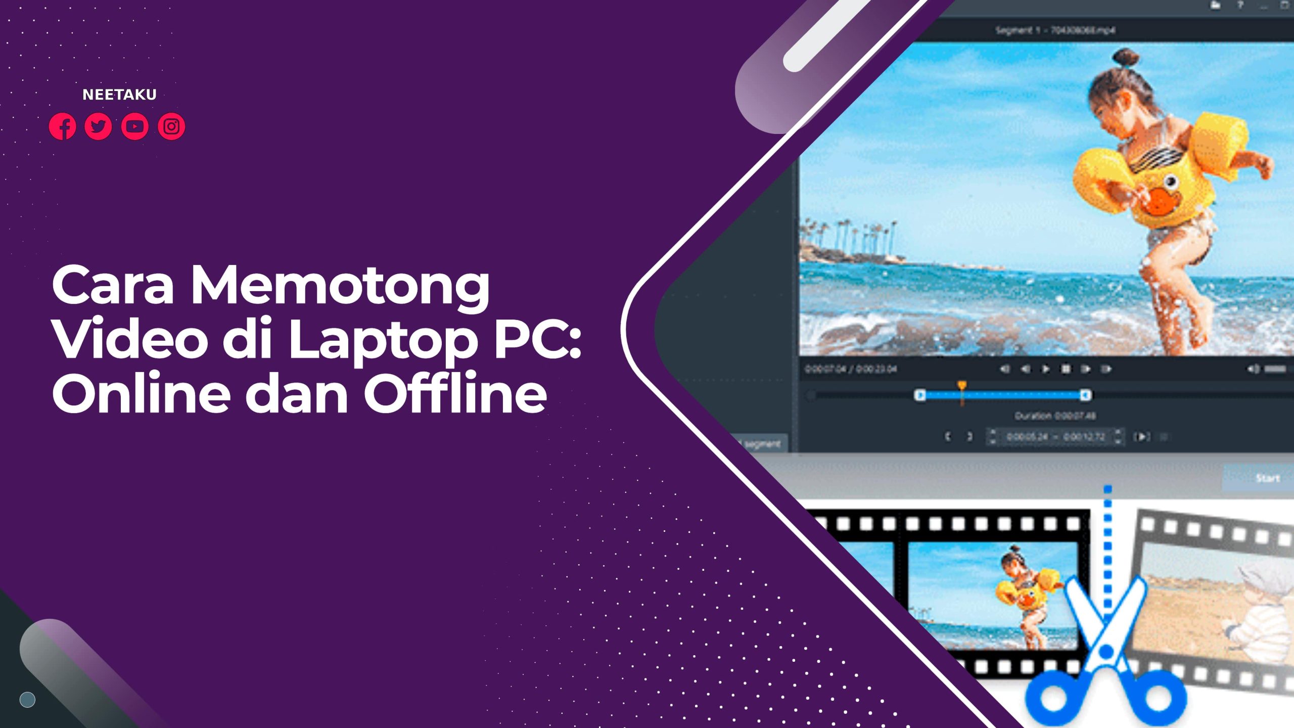 Cara Memotong Video di Laptop PC