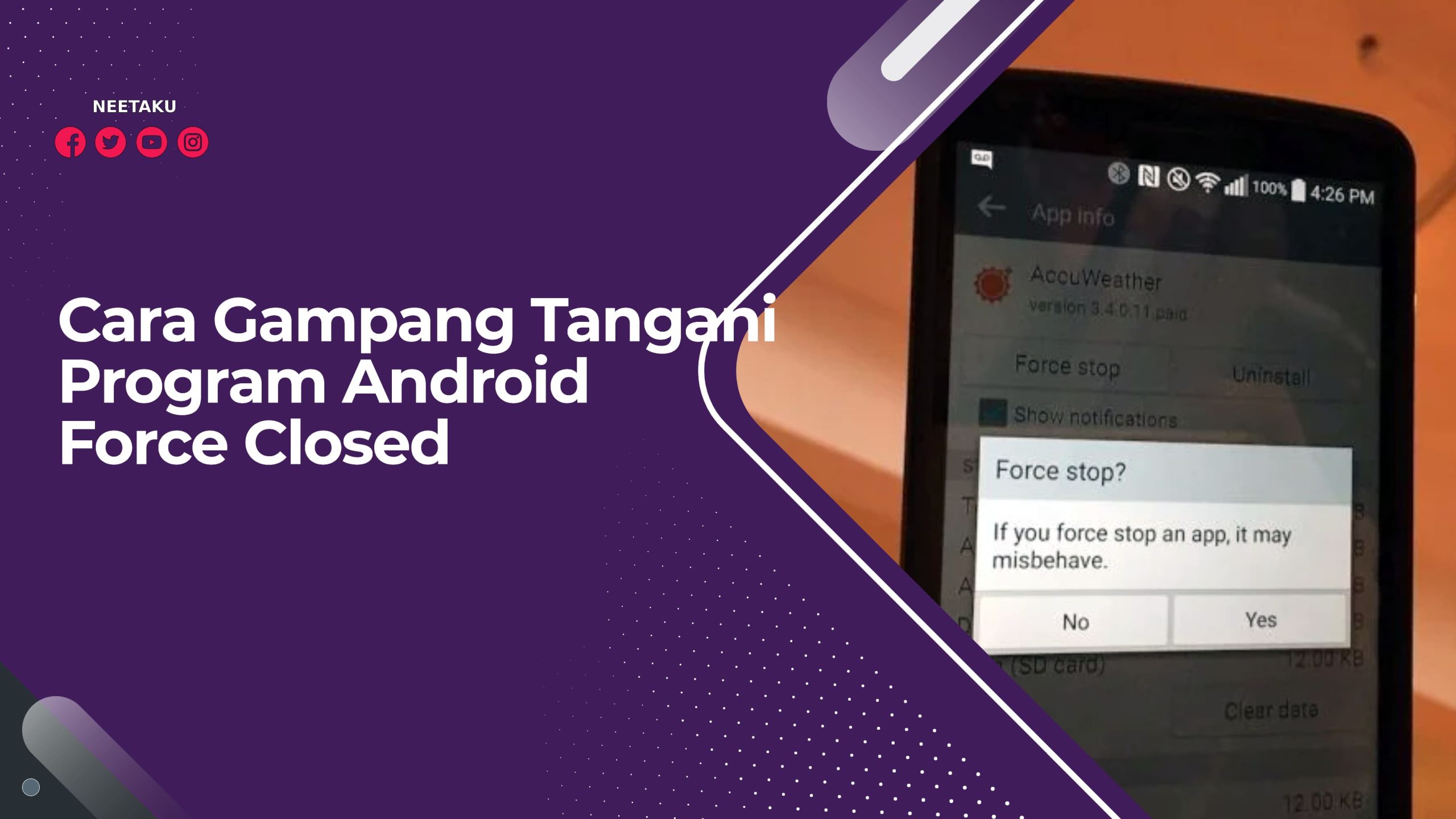 Cara Gampang Tangani Program Android Force Closed